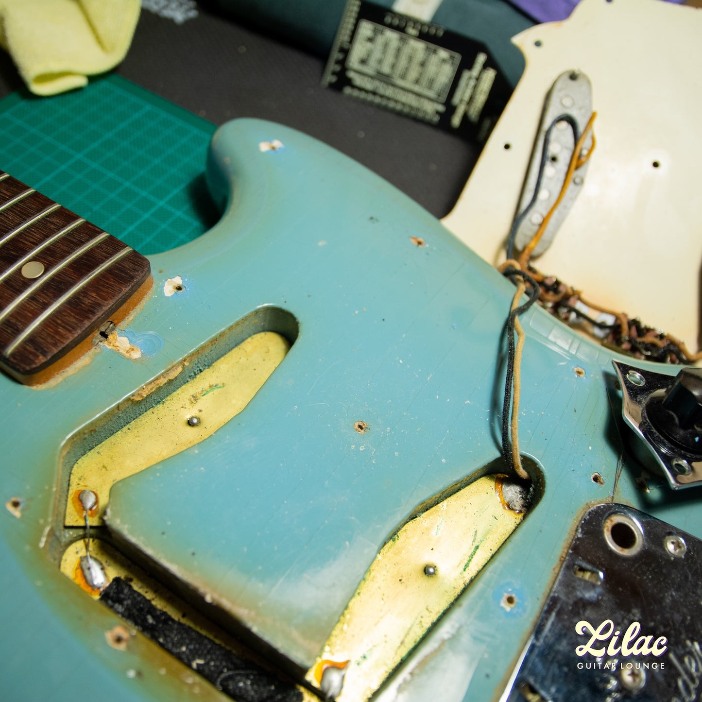 1965 Fender Mustang - Blue - "Slab" Fretboard