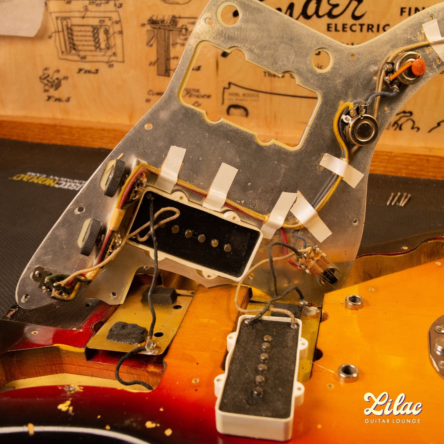 1962 Fender Jazzmaster w/ Original HSC, Manual, Strap