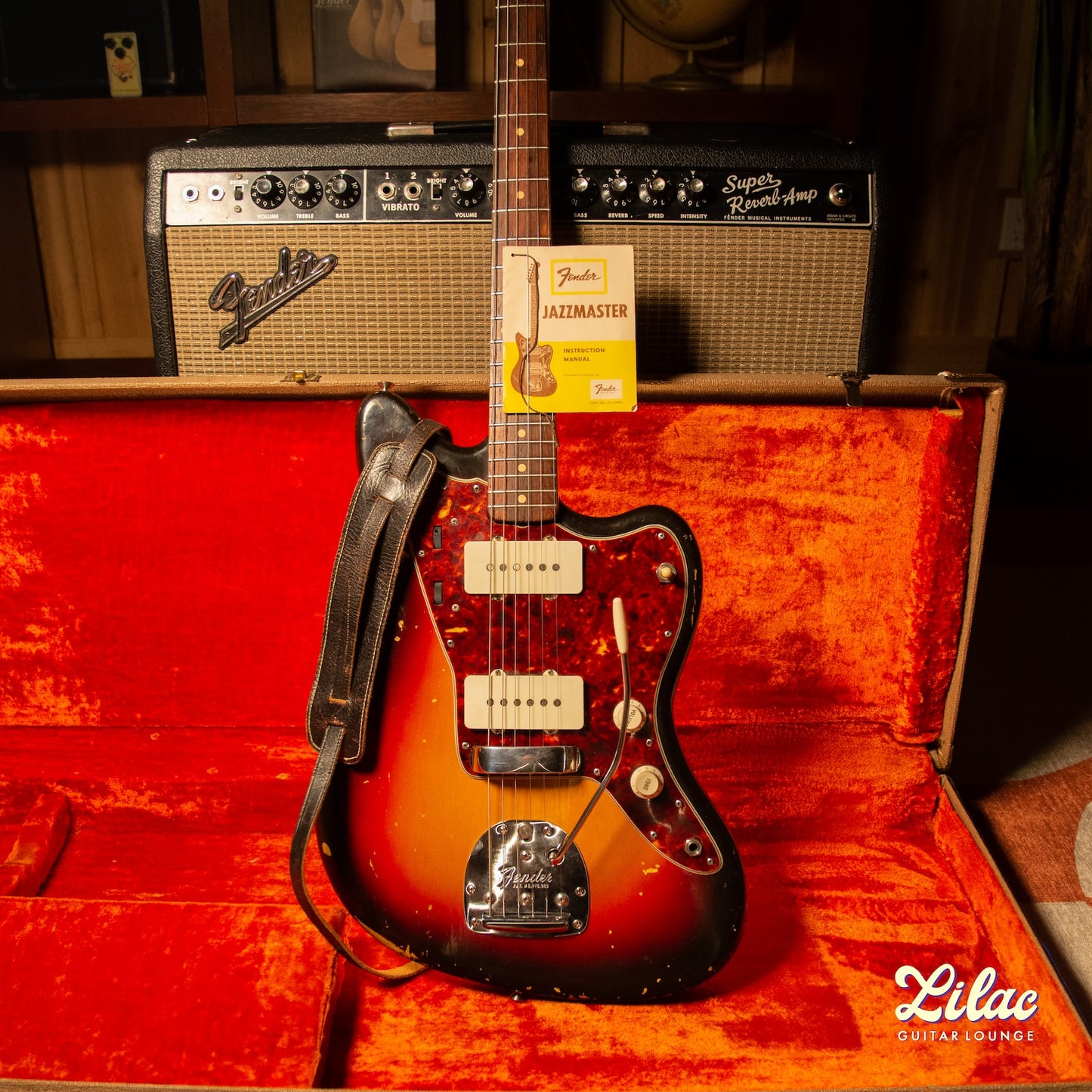 1962 Fender Jazzmaster w/ Original HSC, Manual, Strap