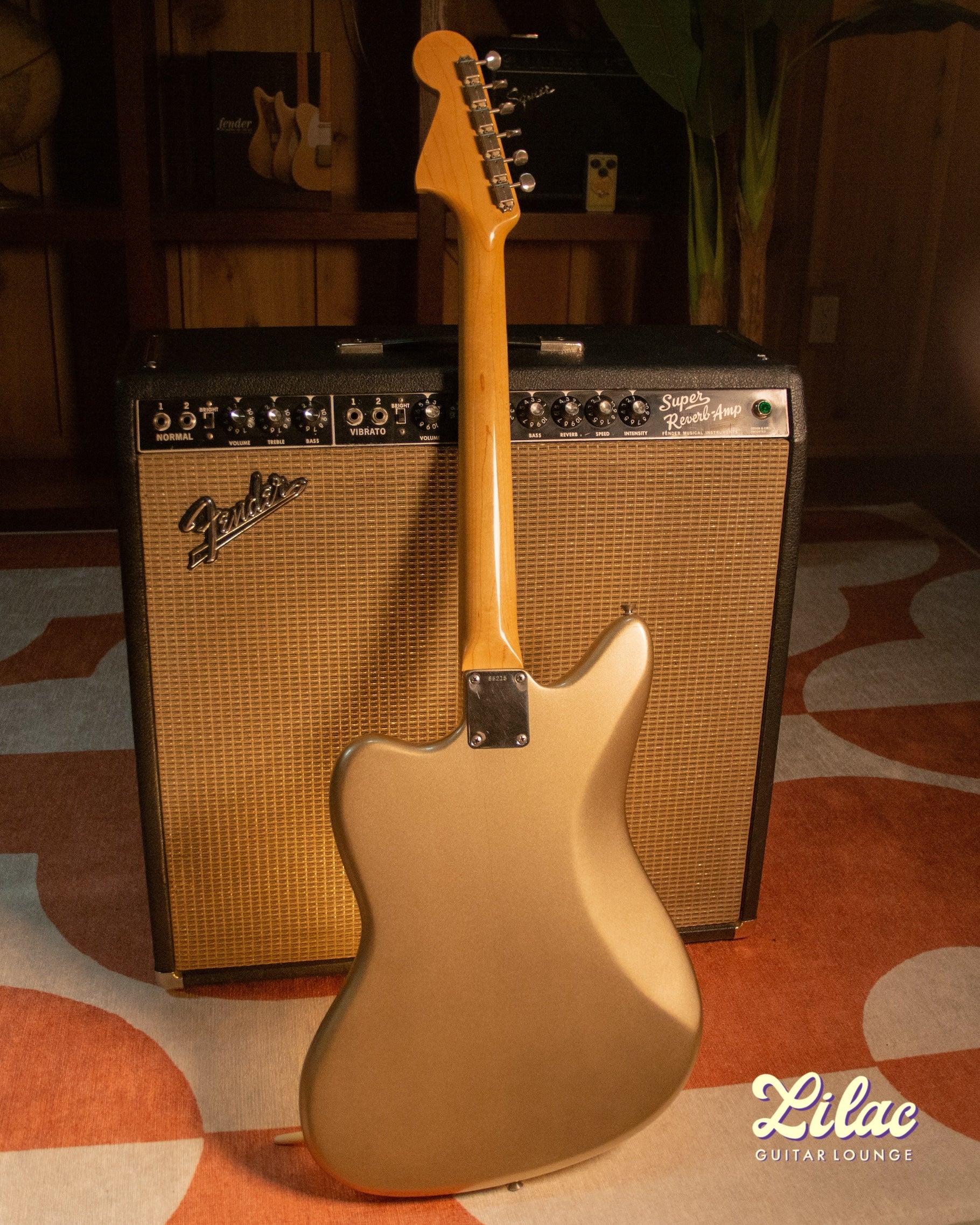 1962 Fender Jaguar - Shoreline Gold – Lilac Guitar Lounge