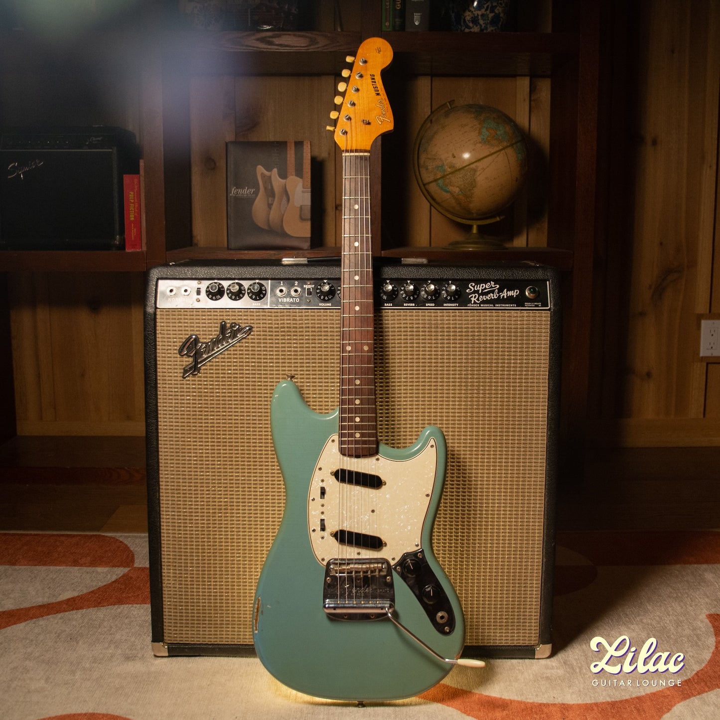 1965 Fender Mustang - Blue - "Slab" Fretboard